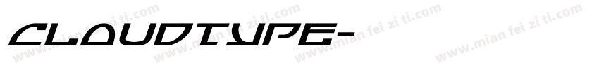 cloudtype字体转换