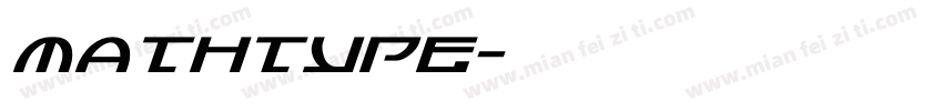 mathtype字体转换