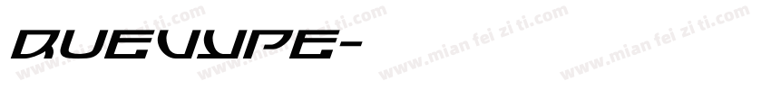 rueVype字体转换