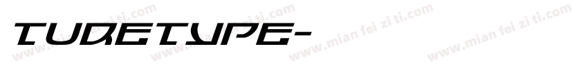 turetype字体转换