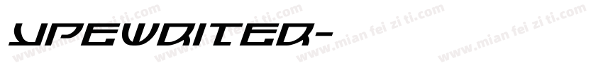 ypewriter字体转换