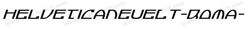 helveticaneueLT-roma字体转换
