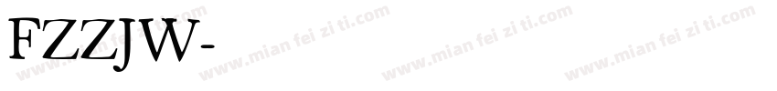 FZZJW字体转换
