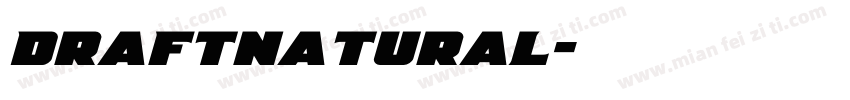 draftnatural字体转换