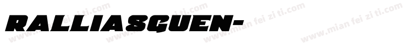 ralliasguen字体转换