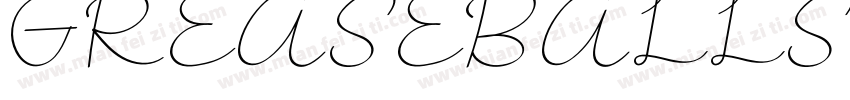 GREASEBALLS字体转换