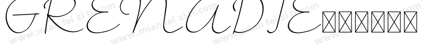 GRENADIE字体转换