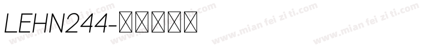 LEHN244字体转换