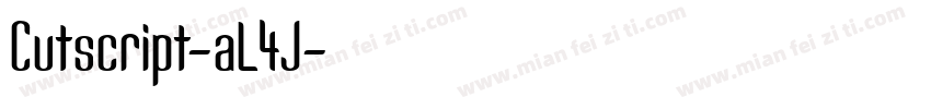 Cutscript-aL4J字体转换