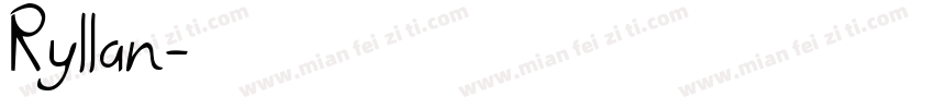 Ryllan字体转换