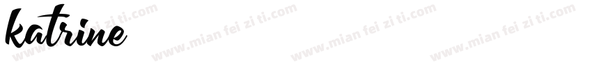 katrine字体转换