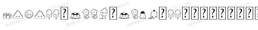 Kawaii_Food_Font_II手机版字体转换