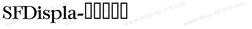 SFDispla字体转换
