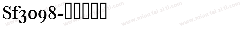 Sf3098字体转换