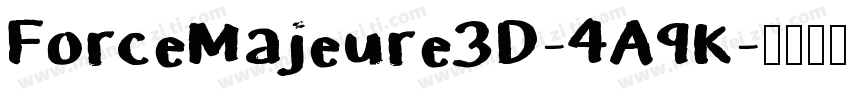 ForceMajeure3D-4A9K字体转换