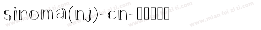 sinoma(nj)-cn字体转换
