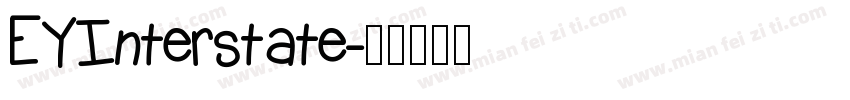 EYInterstate字体转换