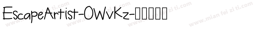 EscapeArtist-0WvKz字体转换