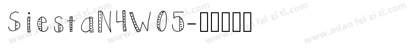 SiestaN4W05字体转换