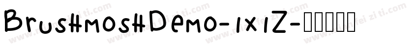 BrushmoshDemo-1x1Z字体转换