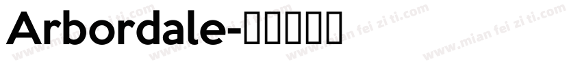 Arbordale字体转换