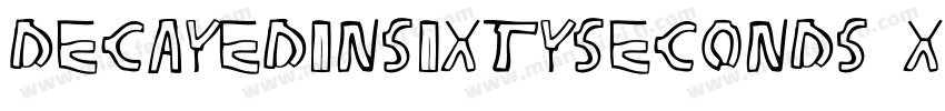 DecayedInSixtySeconds-xw9j字体转换