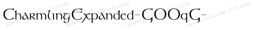 CharmlingExpanded-GOOqG字体转换