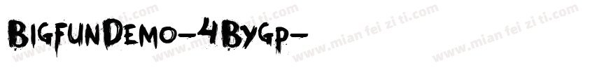 BigfunDemo-4Bygp字体转换