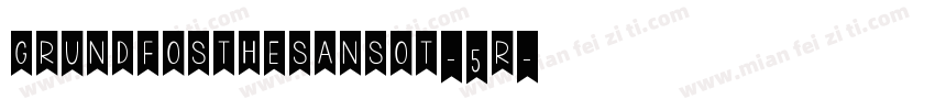 grundfosthesansot-5r字体转换