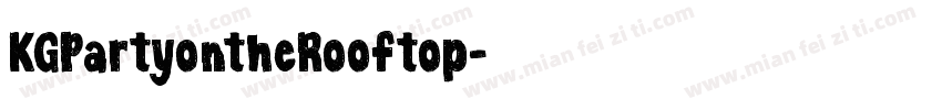 KGPartyontheRooftop字体转换