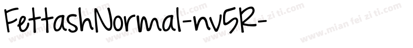 FettashNormal-nv5R字体转换