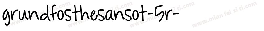 grundfosthesansot-5r字体转换