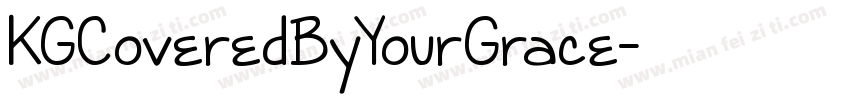 KGCoveredByYourGrace字体转换