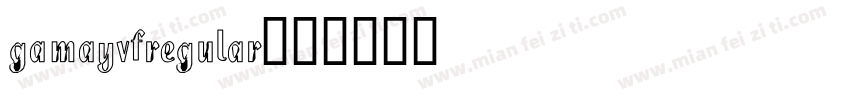 gamayvfregular字体转换