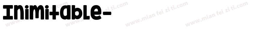 Inimitable字体转换