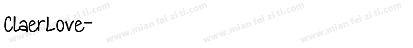 ClaerLove字体转换