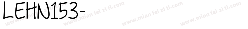 LEHN153字体转换