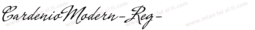 CardenioModern-Reg字体转换