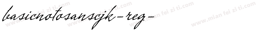 basicnotosanscjk-reg字体转换
