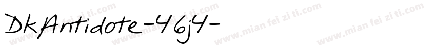 DkAntidote-46j4字体转换