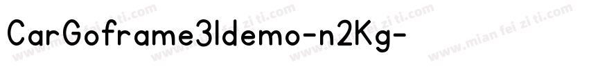 CarGoframe31demo-n2Kg字体转换