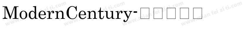 ModernCentury字体转换