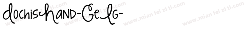 DochisHand-GeLg字体转换