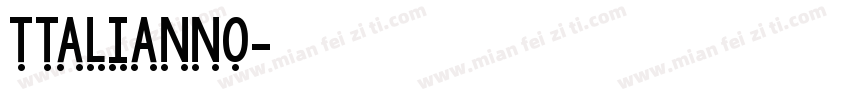 ttalianno字体转换