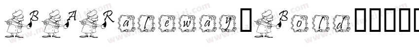 BARaleway-Bold-20字体转换