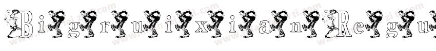 BigruixianRegularGB2字体转换