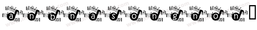 anbnasongnon字体转换