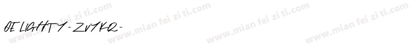 Delighty-ZVyKq字体转换