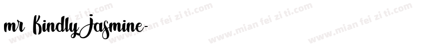 mr_KindlyJasmine字体转换