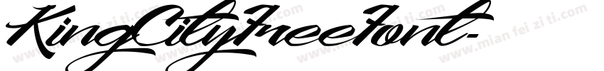 KingCityFreeFont字体转换